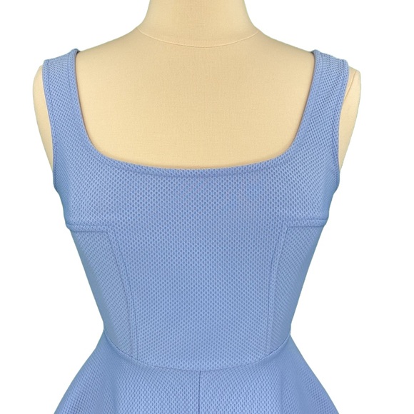 Lulu’s Baby Blue Home Before Daylight Mini Skater Dress - Picture 3 of 16